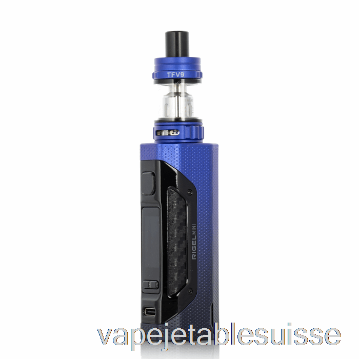 Vape Suisse Smok Rigel Mini 80w Kit De Démarrage Noir Bleu